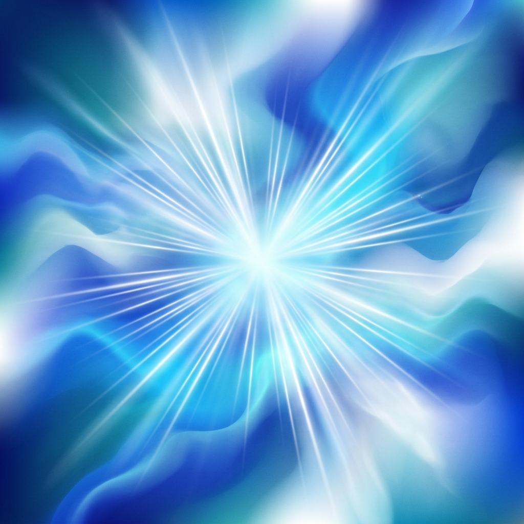 Understanding Intellectual Property Rights is as easy as the bright blue and white rays in the image.
