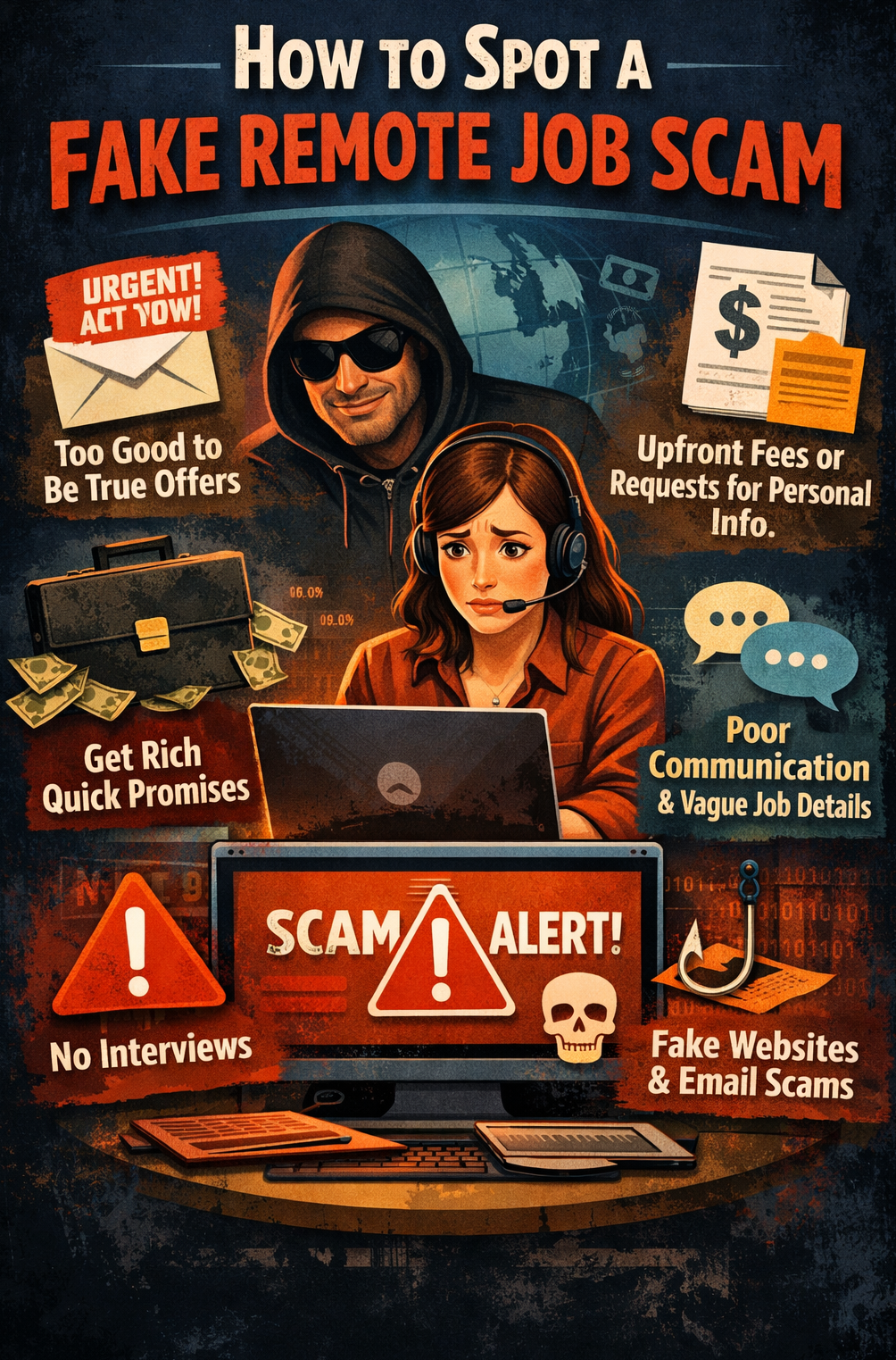 How to spot a fake remote job scam